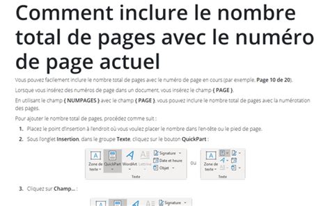    1  1|Inclure le nombre total de pages dans le numéro de page